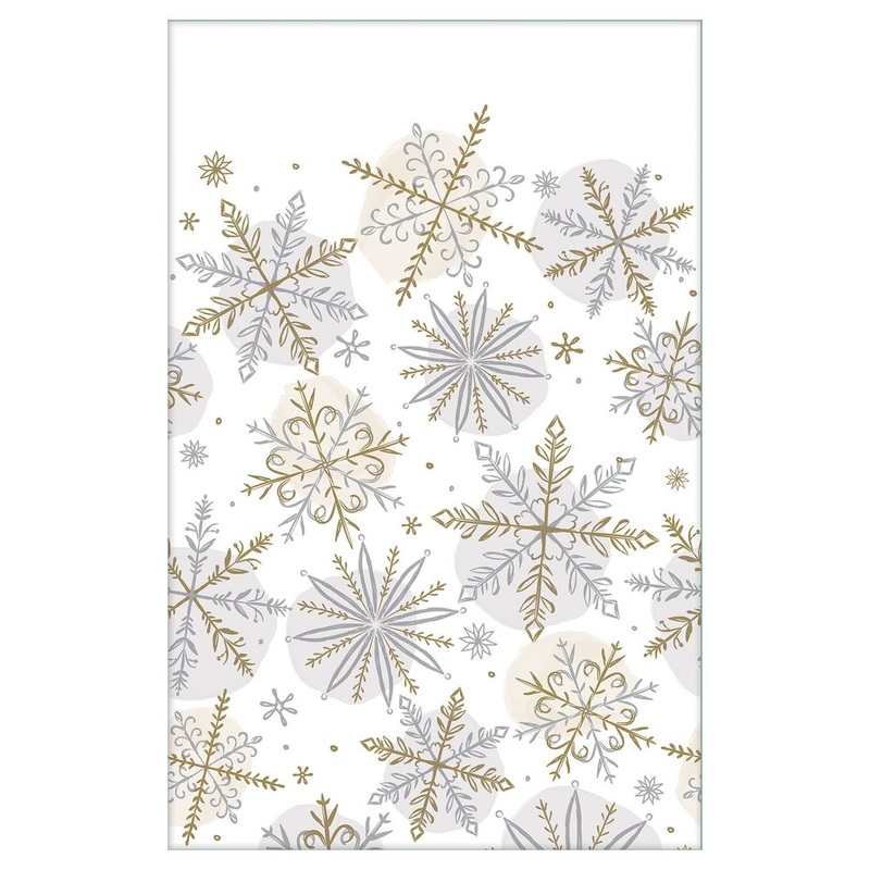Shining Snow Paper Tabelcover (1 ct)