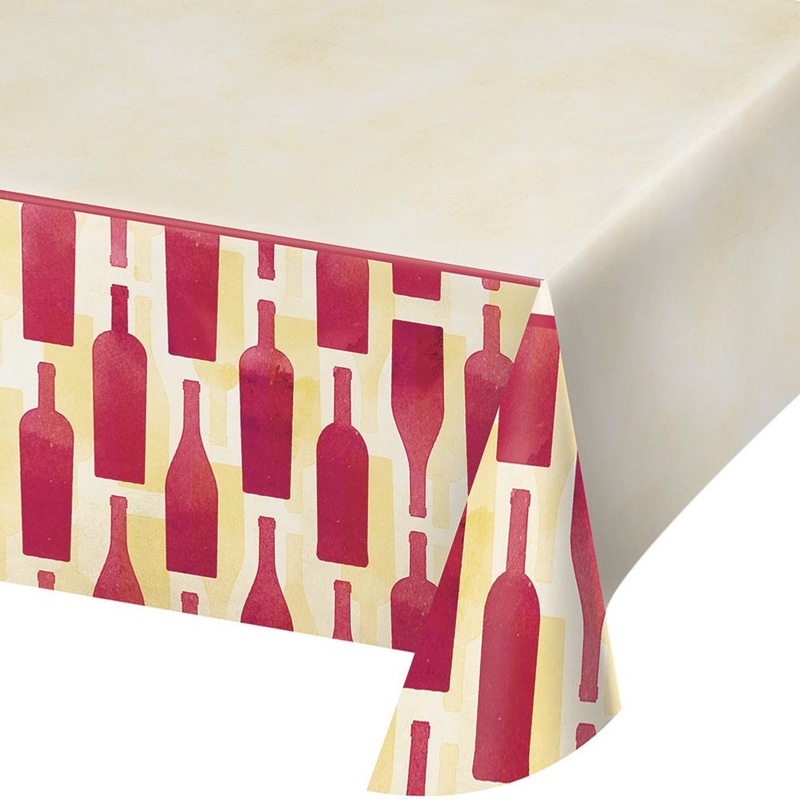 Sip Sip Hooray Plastic Tablecover