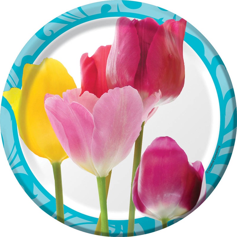 Springtime Dessert Plates (8 ct)