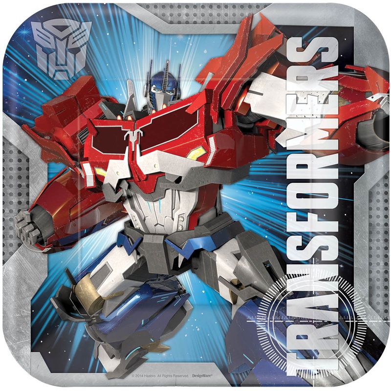 Transformers Core Dinner Plates (8ct)
