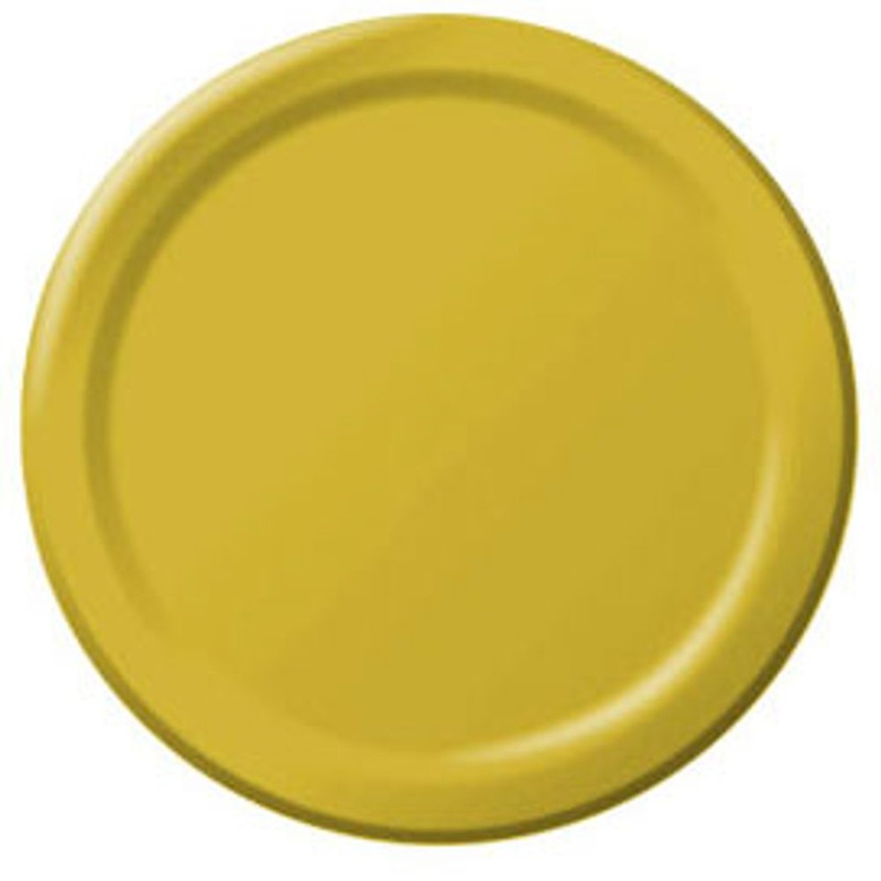 Yellow Sunshine 9" Paper Plate 8 ct