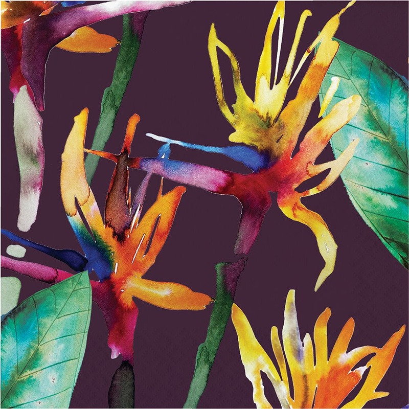 Bold Tropics Foliage Luncheon Napkins (16 ct)