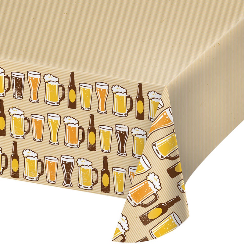 Cheers & Beers Plastic Tablecover