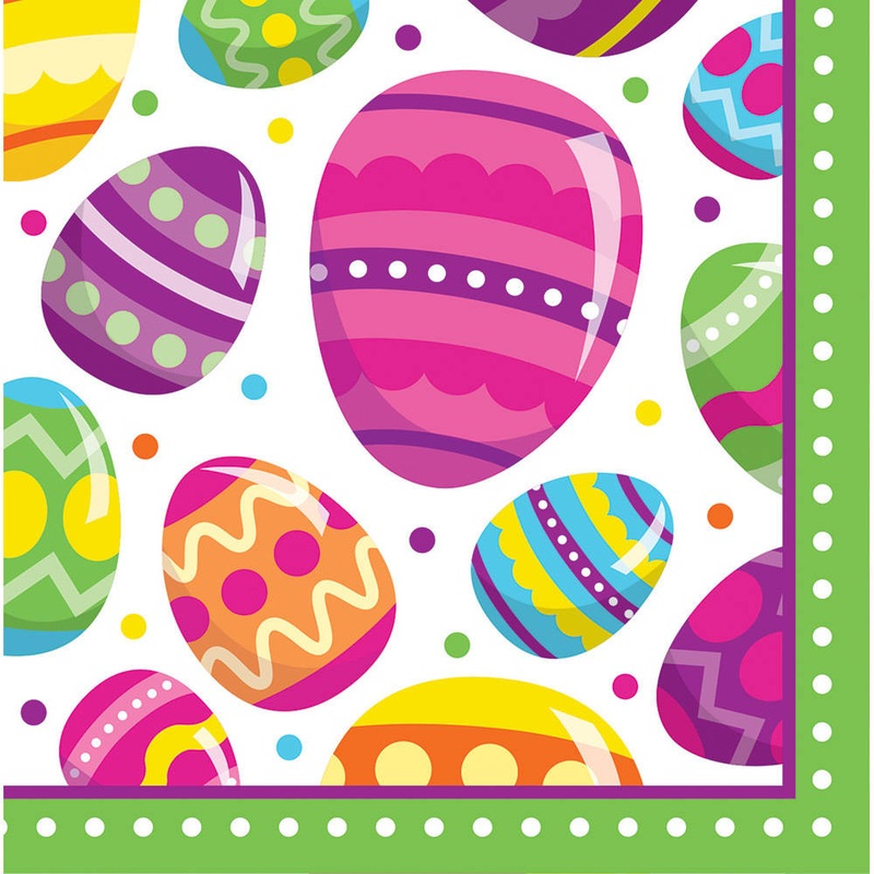 Egg Fun Easter Luncheon Napkins (16 ct)