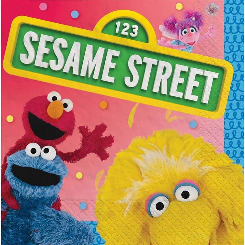 Everyday Sesame Street Beverage Napkins (16ct)