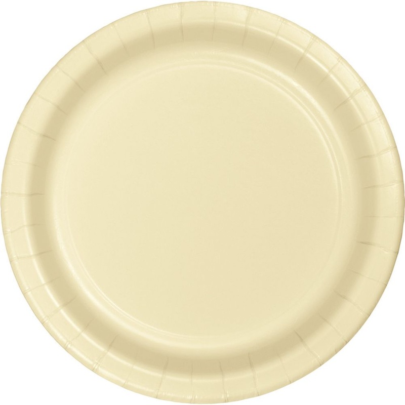 Ivory Dessert Plates (24ct)