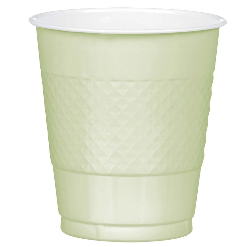 Leaf Green 12 oz Plastic Cup 20 ct