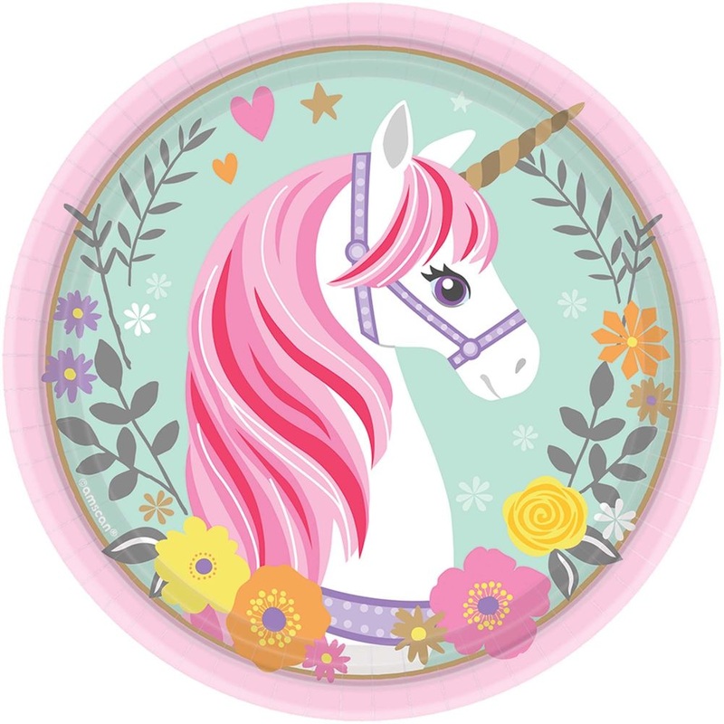 Magical Unicorn Dessert Plates (8ct)