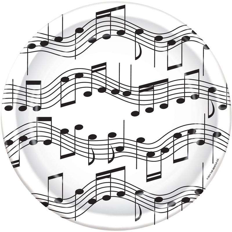Music Note Dinner Plates