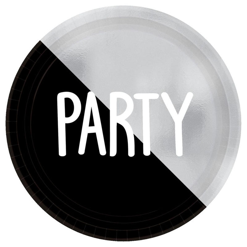 Party Two Tone Dinner Plates (8 ct)