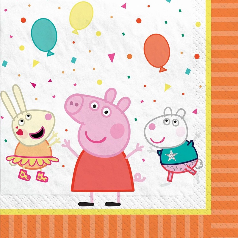 Peppa Pig Confetti Party Luncehon Napkins (16ct)