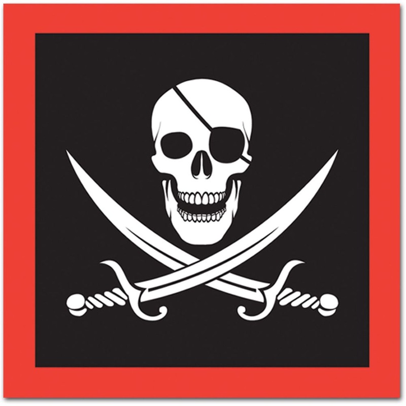 Pirate Luncheon Napkins