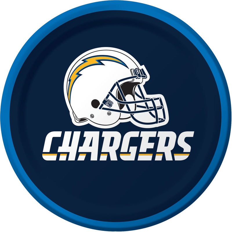 San Diego Chargers Dessert Plates (8ct)