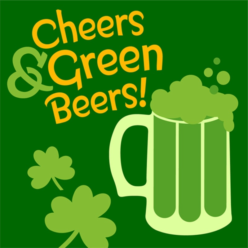 Shamrock Day Beverage Napkin