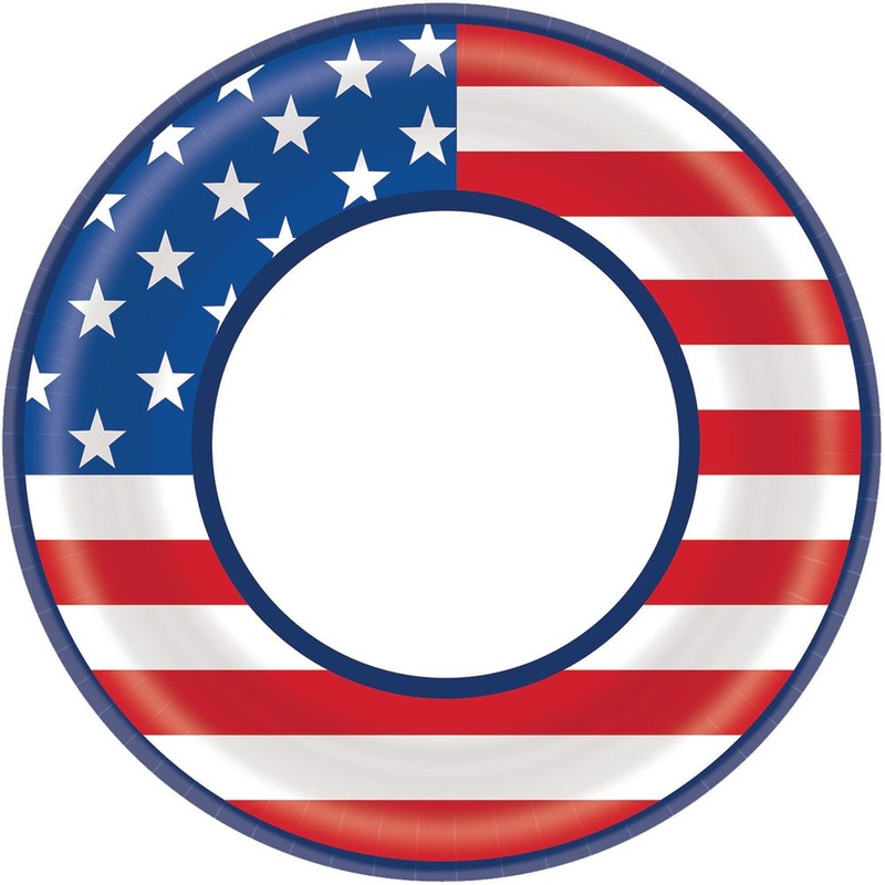 Star Spangled Banner Celebration Dinner Plates (40 ct)