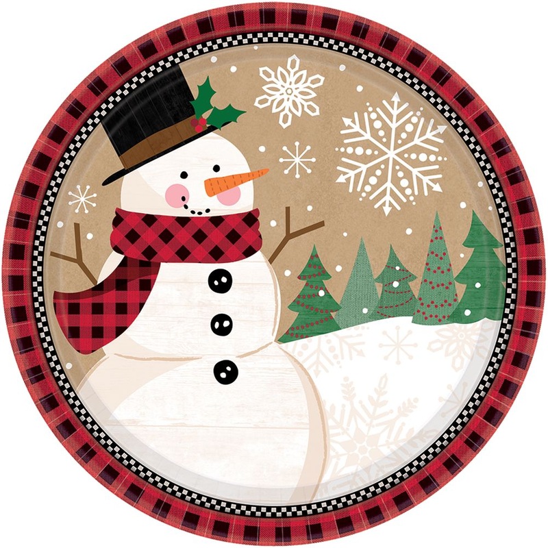 Winter Winder Paper Dessert Plates (8 ct)
