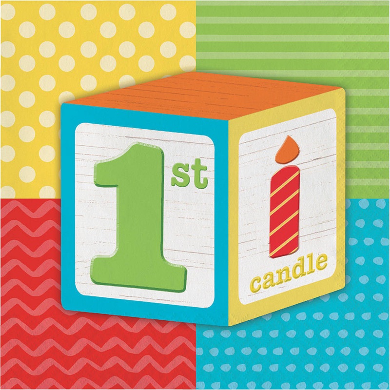 ABC Birthday Luncheon Napkins (16 ct)