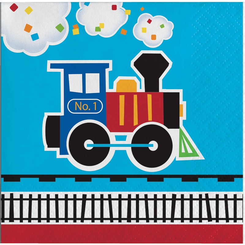 All Aboard Beverage Napkins (16ct)
