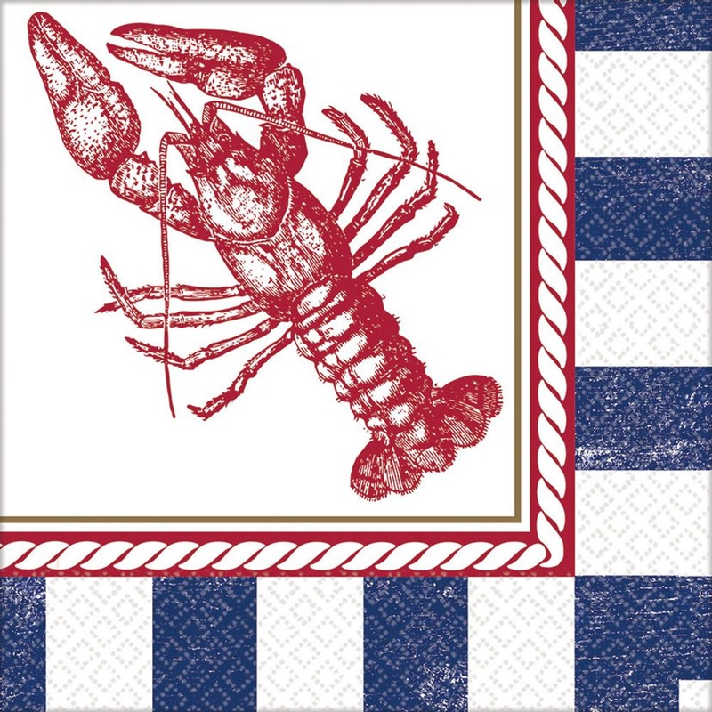 Anchors Away Lobster Luncheon Napkins (16 ct)