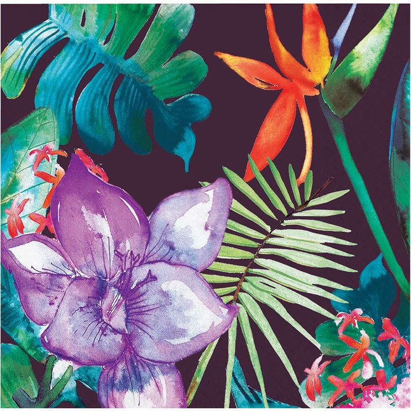 Bold Tropics Paradise Beverage Napkins (24 ct)