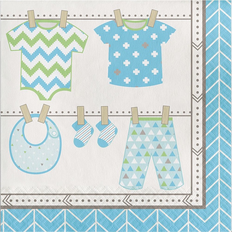 Bundle of Joy Boy Luncheon Napkins (16 ct)