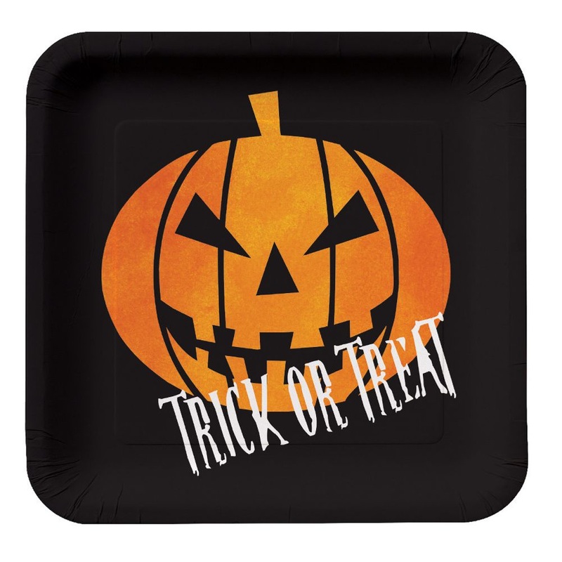 Creepy Night Square Dessert Plates (8ct)