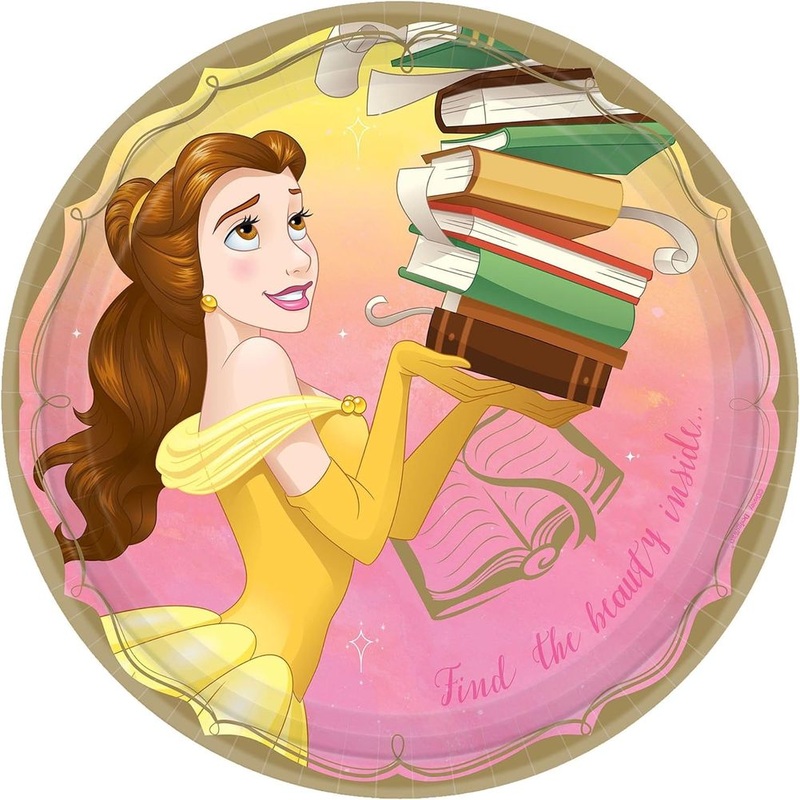 Disney Princess Belle Paper Dinner Plates (8ct)