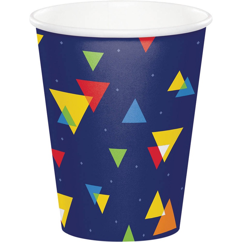 Geo Pop 9oz Cups (8ct)