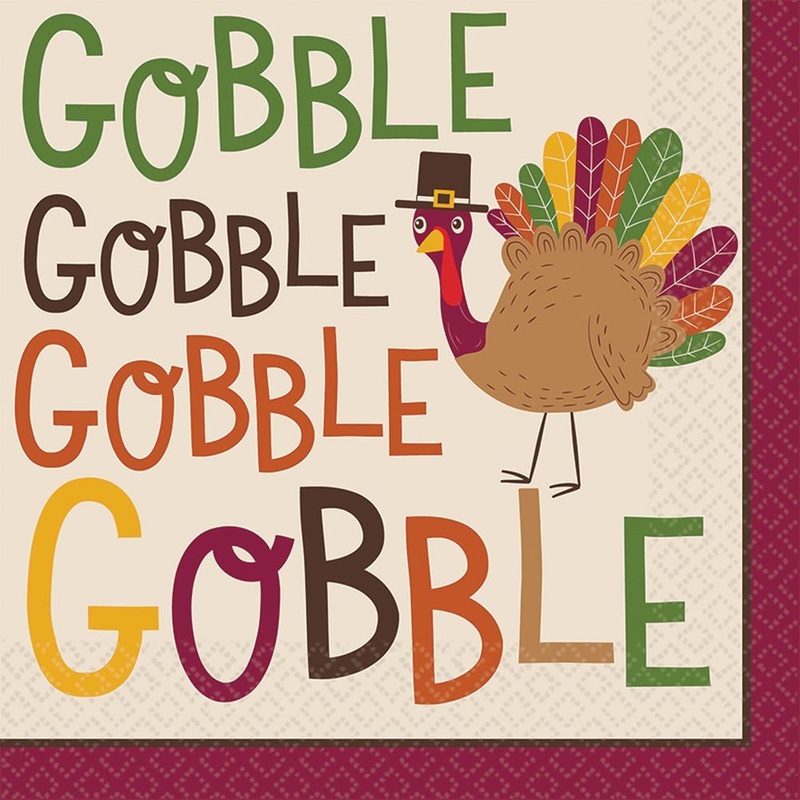 Gobble Gobble Luncheon Napkins (36 ct)