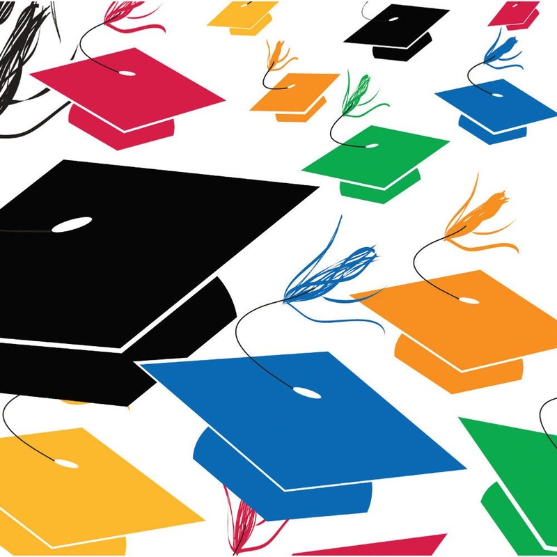 Graduation Toss Beverage Napkins (18ct)