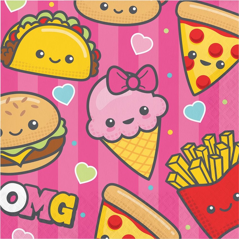 Junk Food Fun Luncheon Napkins (16 ct)