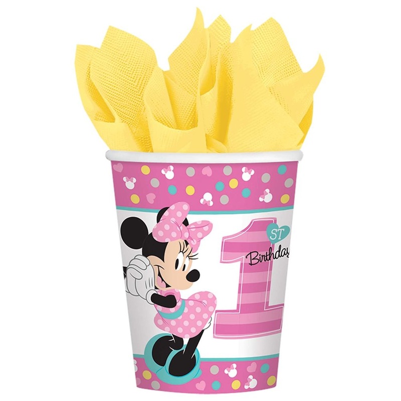 Minnie Fun To Be One 9oz Paper Cups (8 ct)