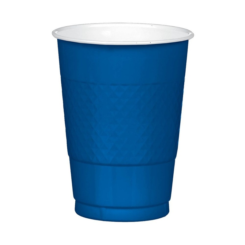 Navy Flag Blue 16oz Plastic Cups (20ct)