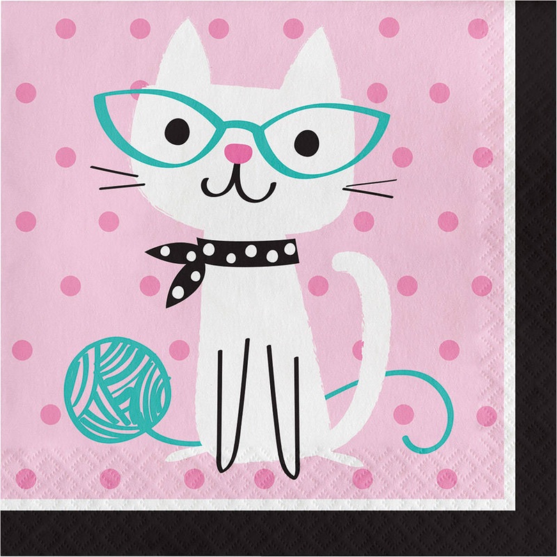 Purr-fect Party Luncheon Napkins (16 ct)
