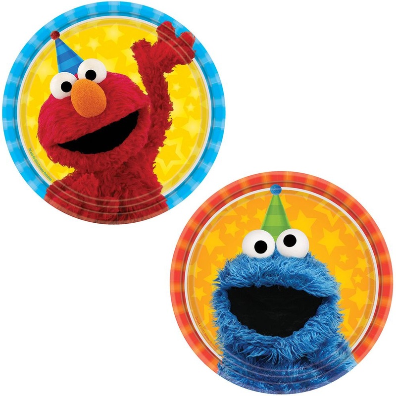 Sesame Street Paper Dessert Plates (8 ct)