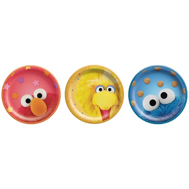 Sesame Street Paper Dessert Plates (8ct)