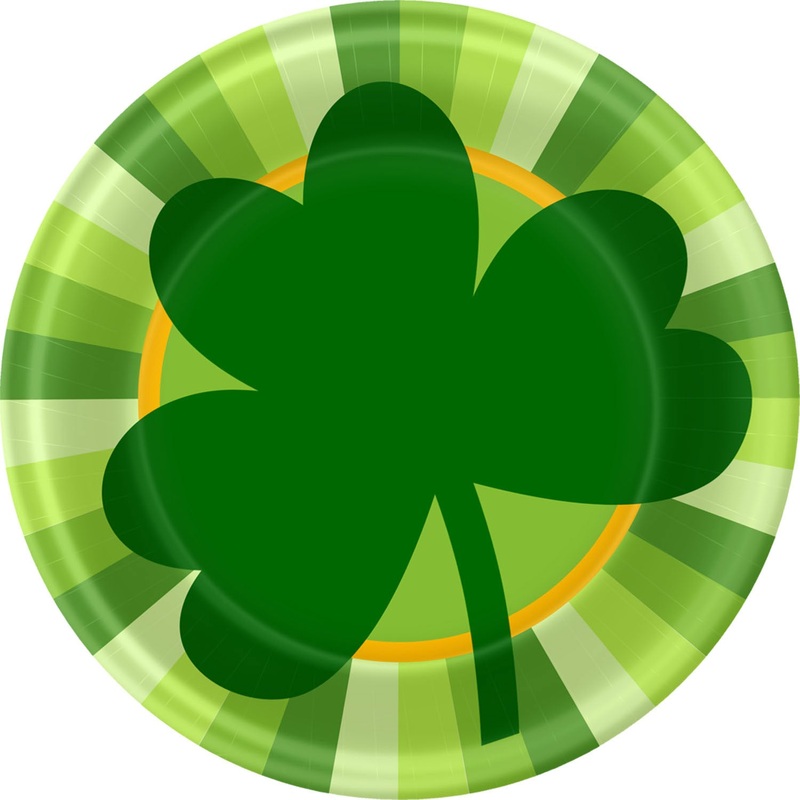 Shamrock Day Dinner Plates