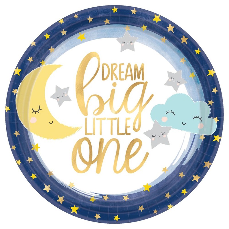 Twinkle Little Star Dessert Plates, 8ct