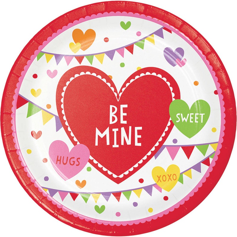Valentine Party Dinner Plates (8 ct)