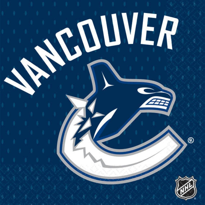 Vancouver Canucks Beverage Napkins (16ct)