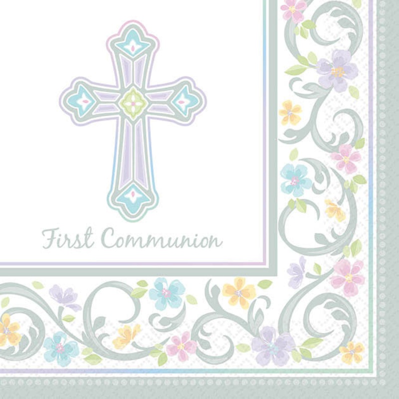 Blessed Day Communion Beverage Napkins (36ct)