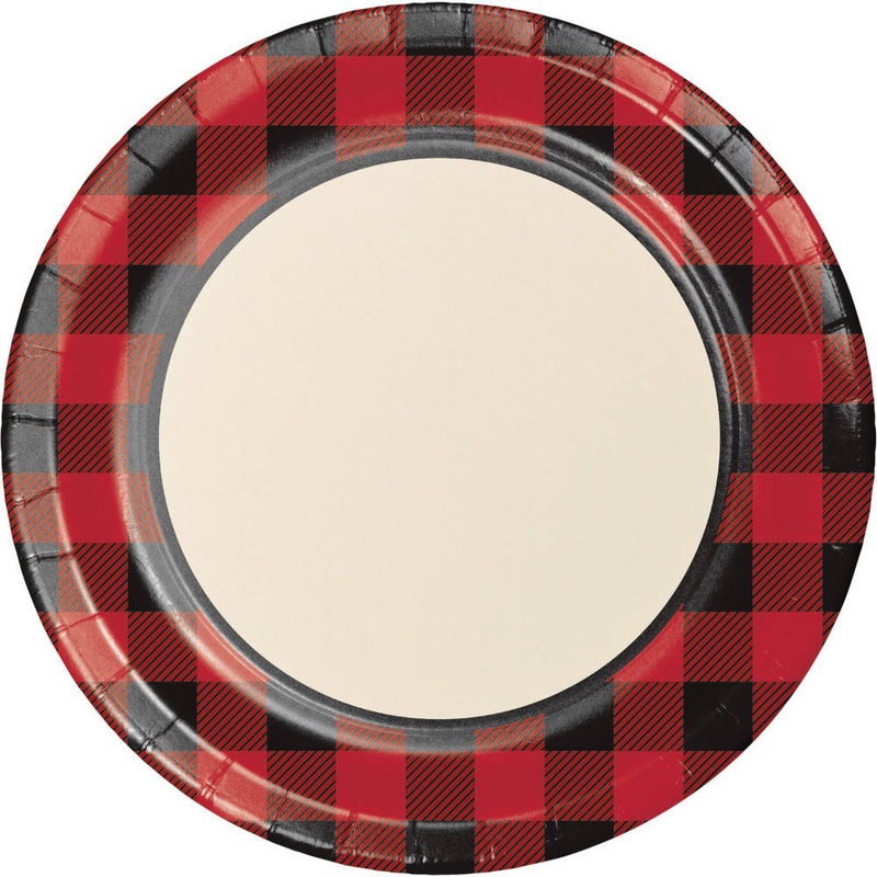 Buffalo Plaid Dinner Plates (8 ct)