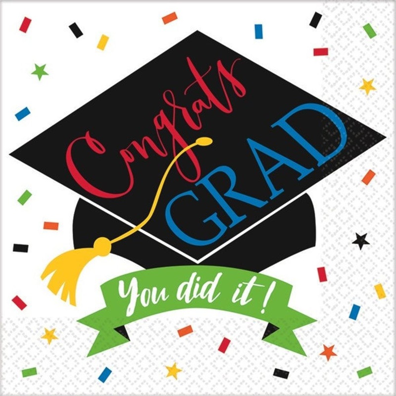 Congrats Grad You Did It Luncheon Napkins (125 ct)