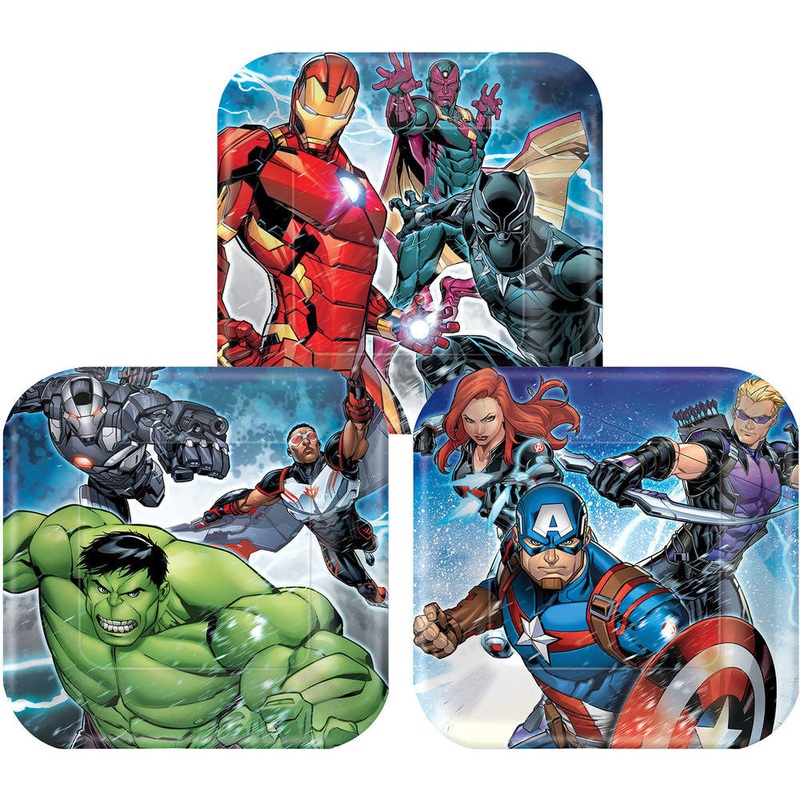Epic Avengers Paper Dessert Plates (8 ct)