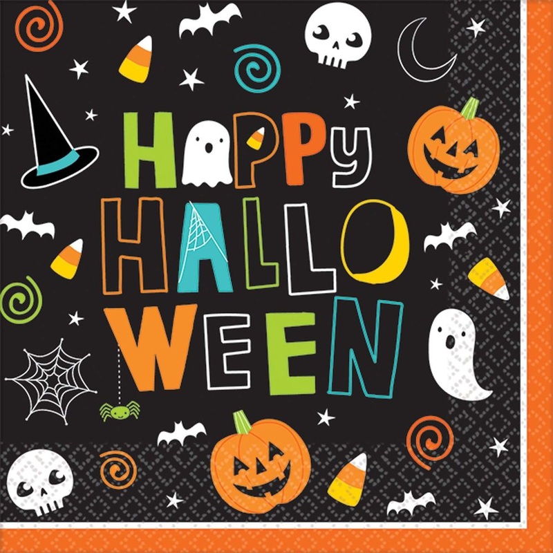 Hallo-ween Friends Beverage Napkins (125 ct)
