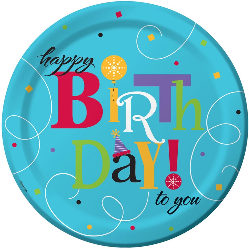 Happy Birthday to You Dessert Plates (8ct)