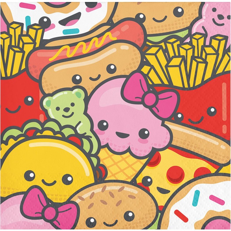 Junk Food Fun Beverage Napkins (16 ct)