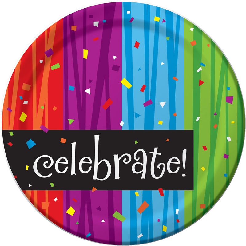 Milestones Celebrate! Dessert Plates (8ct)