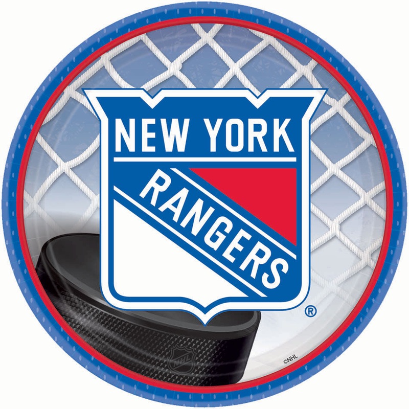 New York Rangers Dessert Plates (8ct)