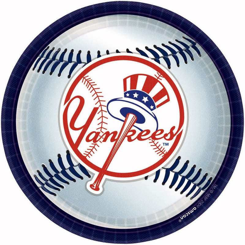 New York Yankees Dinner Plates (18ct)